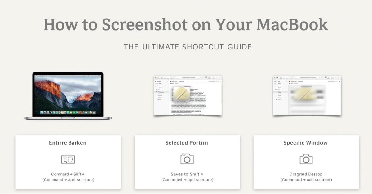 How to Screenshot on MacBook