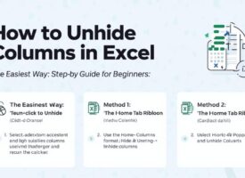 unhide columns